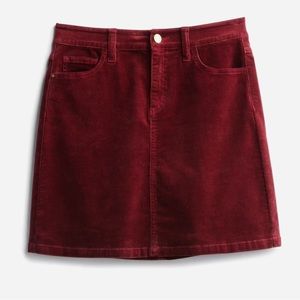 market & spruce corduroy skirt